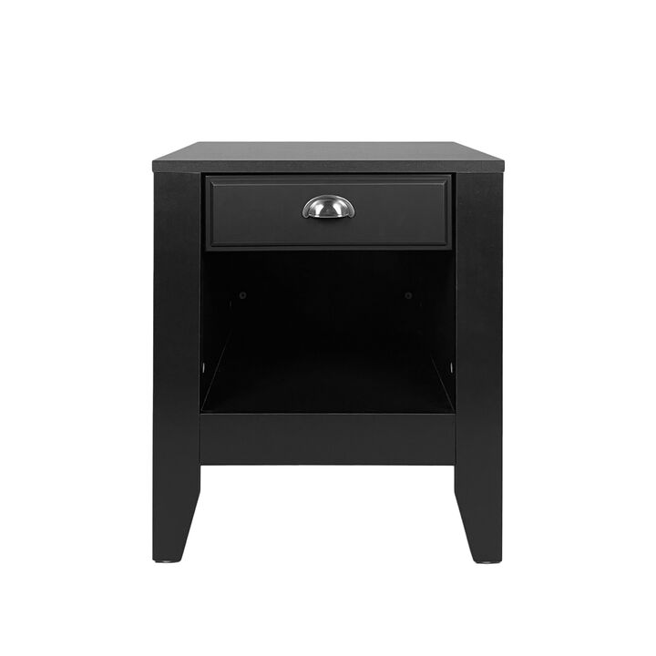 Merax Elegant Night Stand Side Table with 1 Drawer