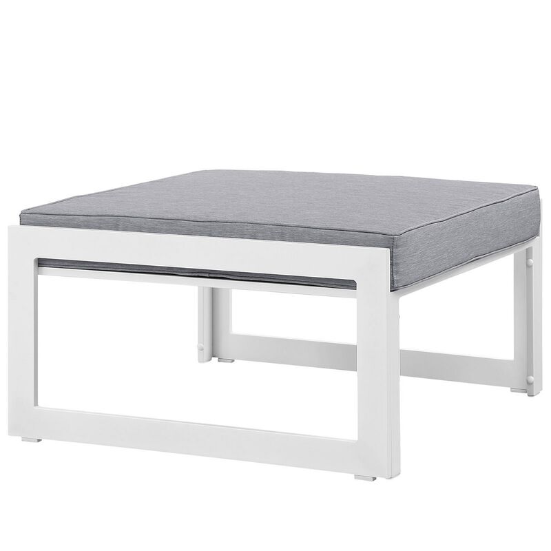 Fortuna Outdoor Patio Ottoman-Benzara
