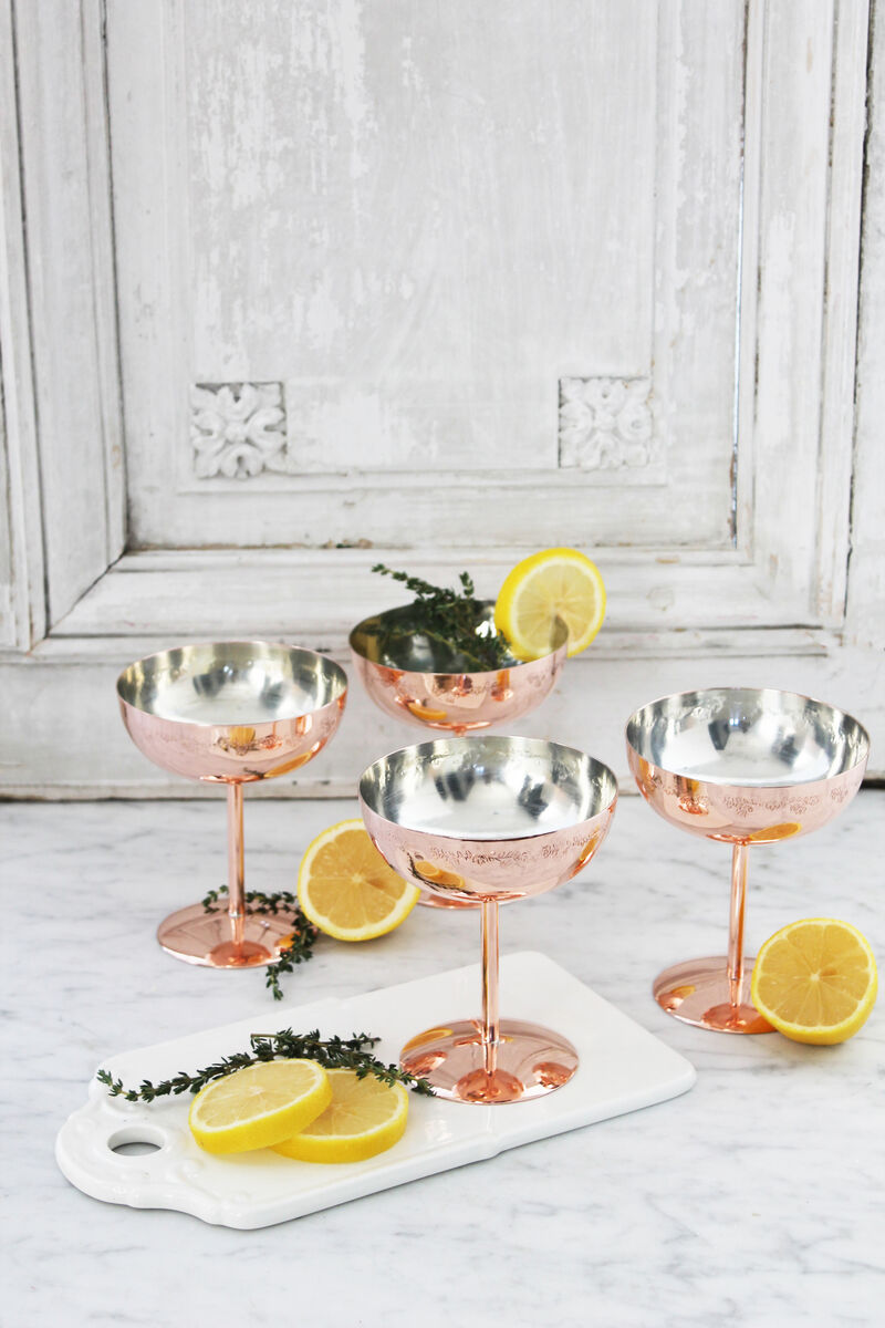 Coppermill Kitchen Vintage Inspired Coupe Glass Se/2