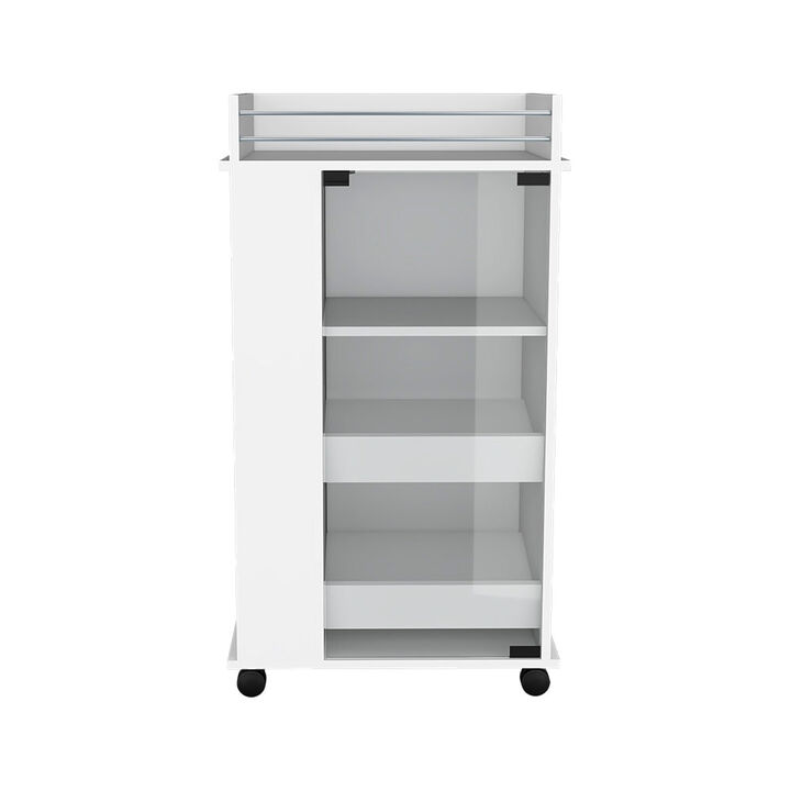 Bar Cart Beaver, Living Room, White