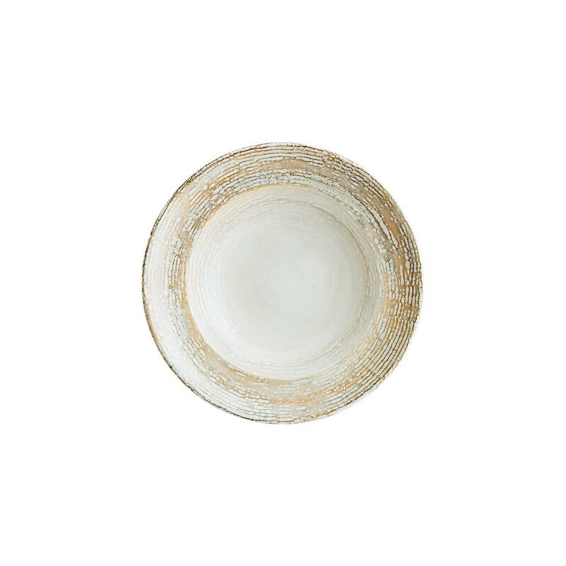 Patera dia.10.75" h:2.25" 16 oz. Round Decorated Porcelain Bowl (Set of 2)