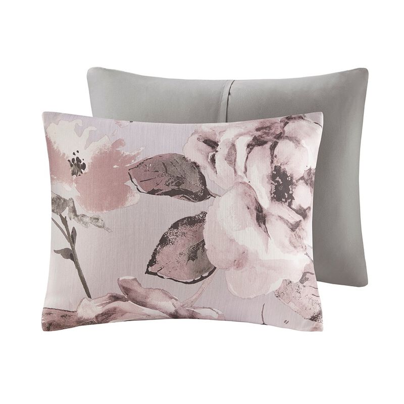 Gracie Mills 3-Piece Farmhouse Floral Printed Duvet Cover Set