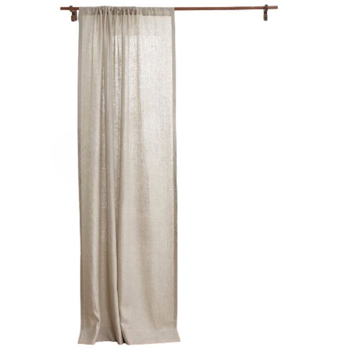 Solino Home 100% Pure Linen Curtain | Linen for Thanksgiving, Christmas