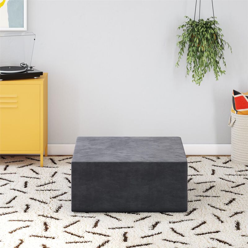 The Flower Pouf Ottoman Microfiber
