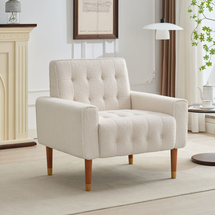 Merax Classic Biscuit-Style Accent Chair