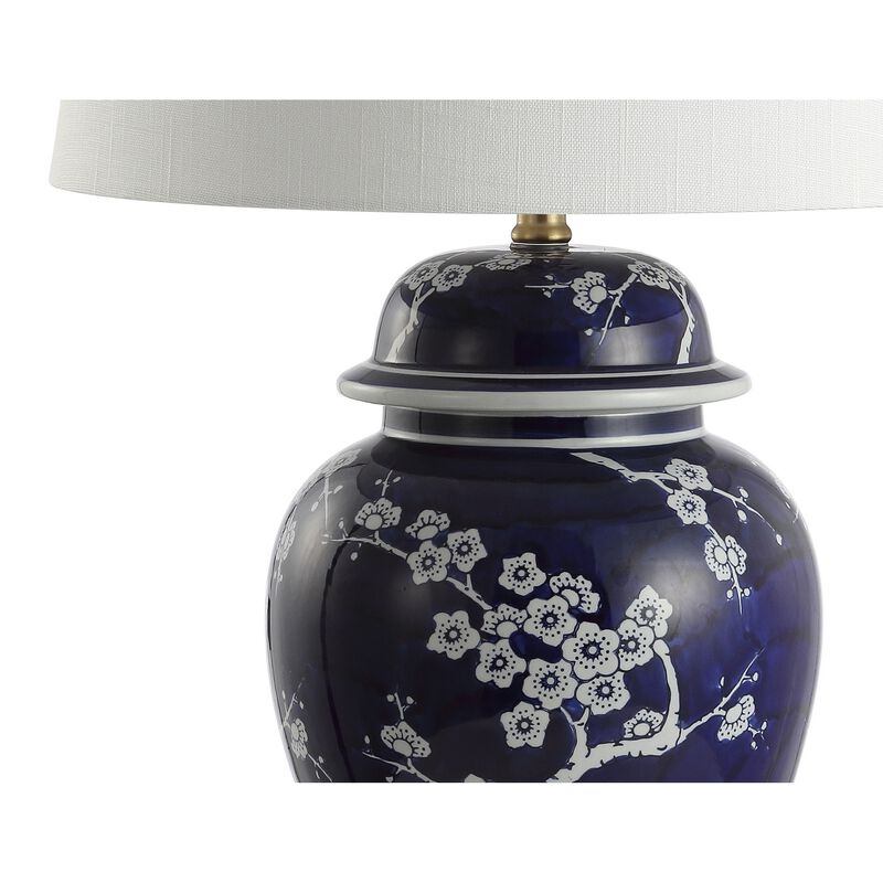 Gracie Ginger Jar Ceramic/Metal LED Table Lamp