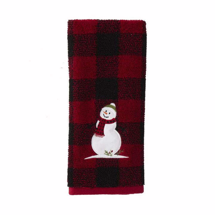 SKL Home Woodland Winter Hand Towel - (2-Pack) - 16x25", Red