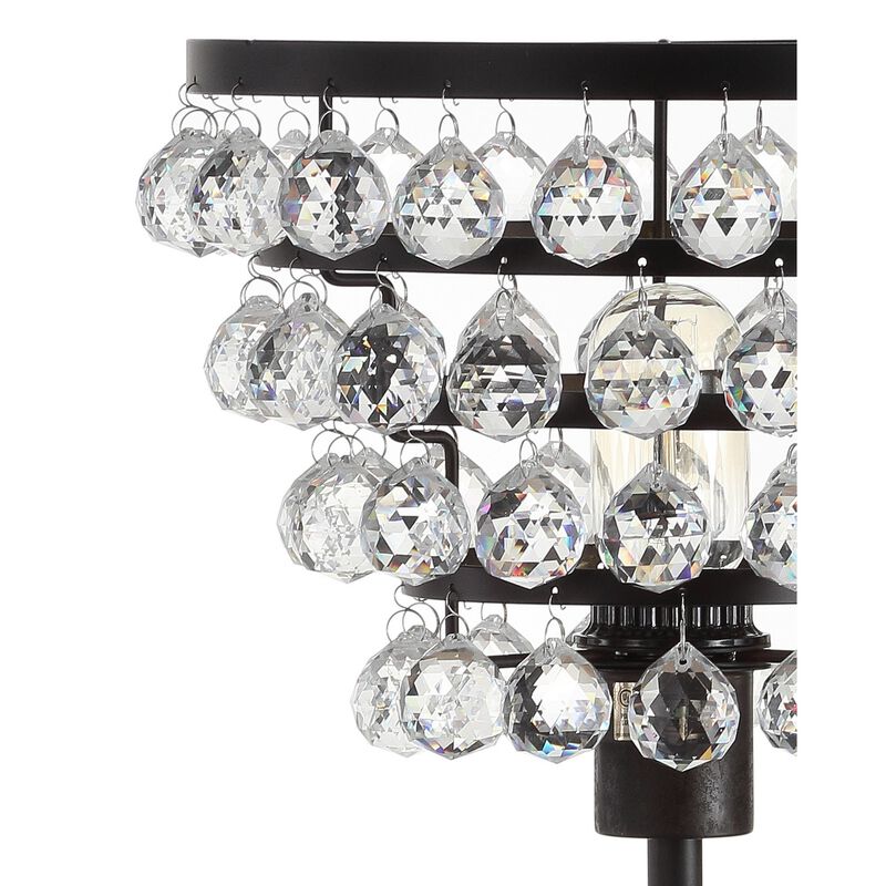 Buckingham Crystal/Metal Table Lamp