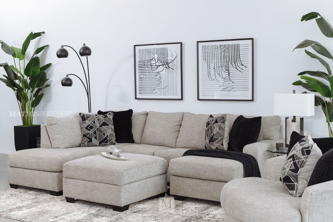 Ashley Megginson Oversized Chair in Gray