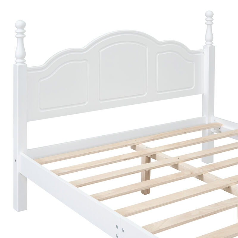 Merax Retro Style Platform Bed