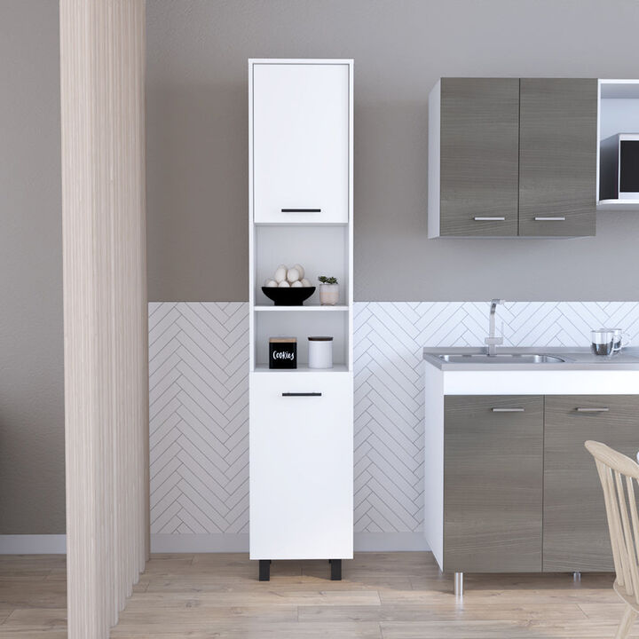 Pantry Cabinet Almada, Kitchen, White