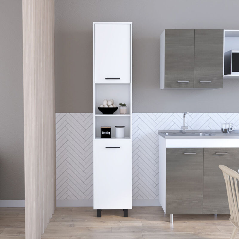 Pantry Cabinet Almada, Kitchen, White