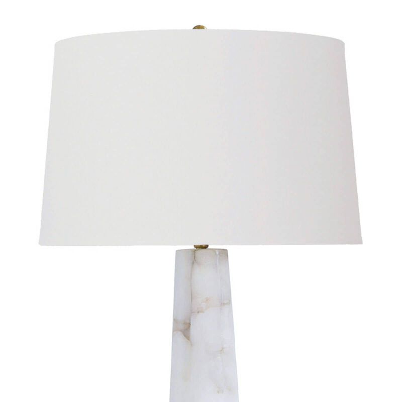 Quatrefoil Alabaster Table Lamp