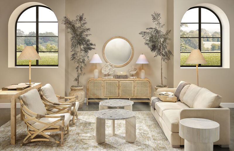 Notch Round Side Table