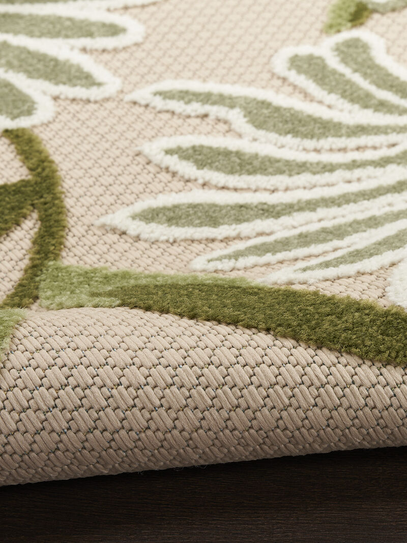 Aloha ALH33 Ivory/Green 6' x 9' Rug