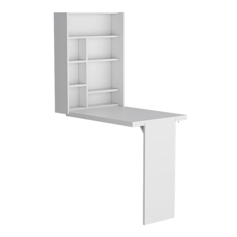 Foldable Table Tacoma, Living Room, White