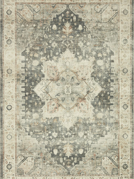 Rosette ROS09 Slate/Ivory 3'3" x 5'3" Rug