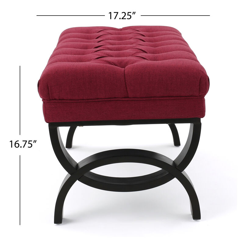 Merax Button Tufted Ottoman Bench