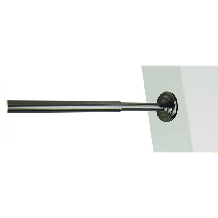 Versailles 1/2" Diameter Mini Tension Rod - 36x54", Brushed Nickel