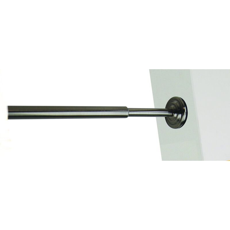 Versailles 1/2" Diameter Mini Tension Rod - 36x54", Brushed Nickel