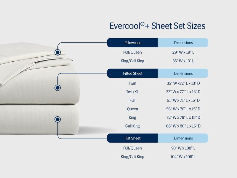 Evercool California King Artic White Set