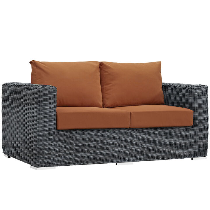 Modway - Summon Outdoor Patio Sunbrella® Loveseat