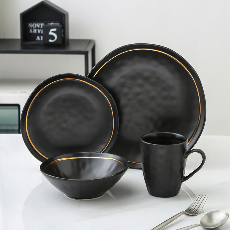 Stone Lain Clara Porcelain 16 Piece Dinnerware Set