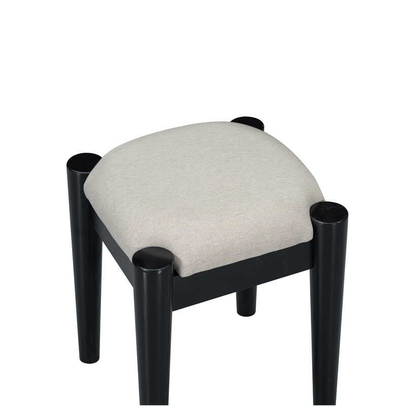 Merax Bohemian Style Makeup Vanity Stool Set
