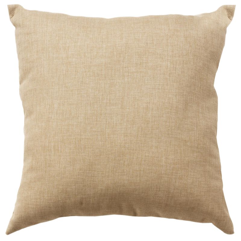 22"x22" Indoor/Outdoor Pillow, Beige