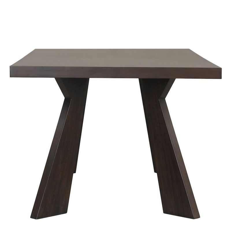 New Classic Furniture Chestnut Ridge 72 Wood Dining Table in Brown