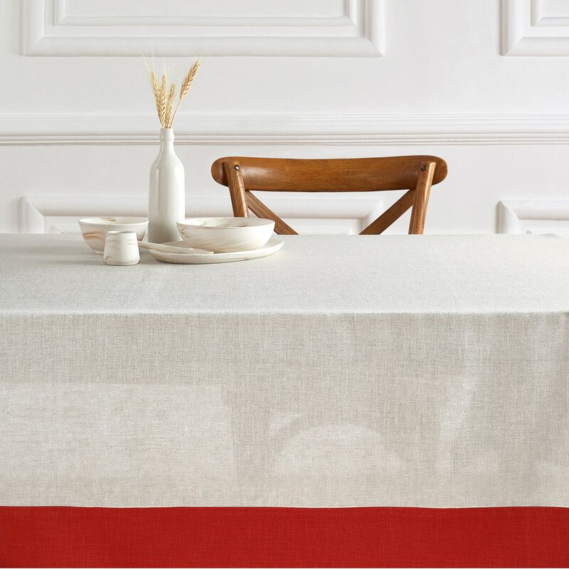 Solino Home 100% Pure Linen Tablecloth | Contempo for Spring and Easter