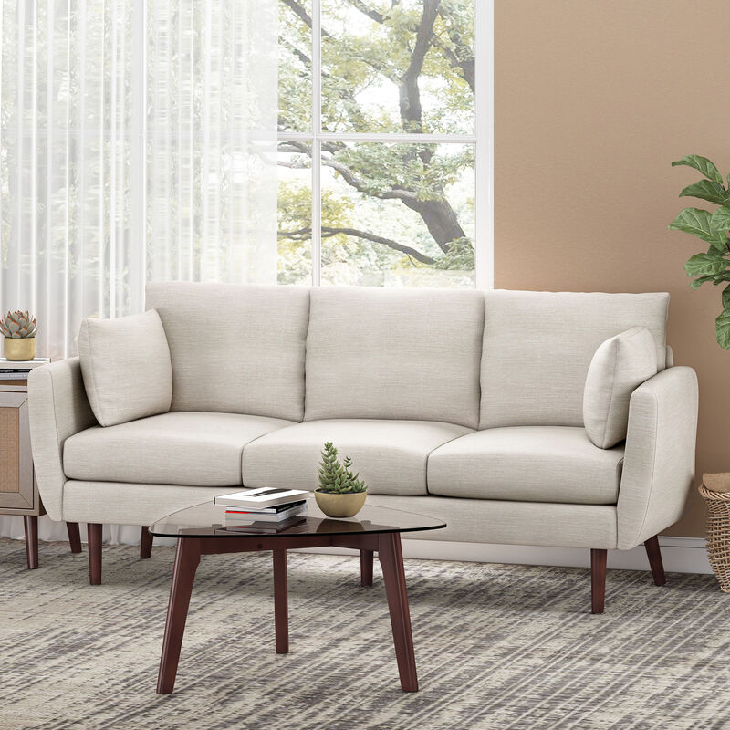 Merax 3-Seater Sofa with 2 Pillows