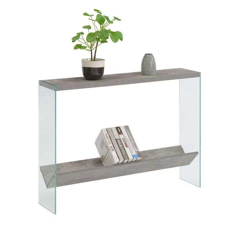Convenience Concepts SoHo V Console Table w/ Shelf