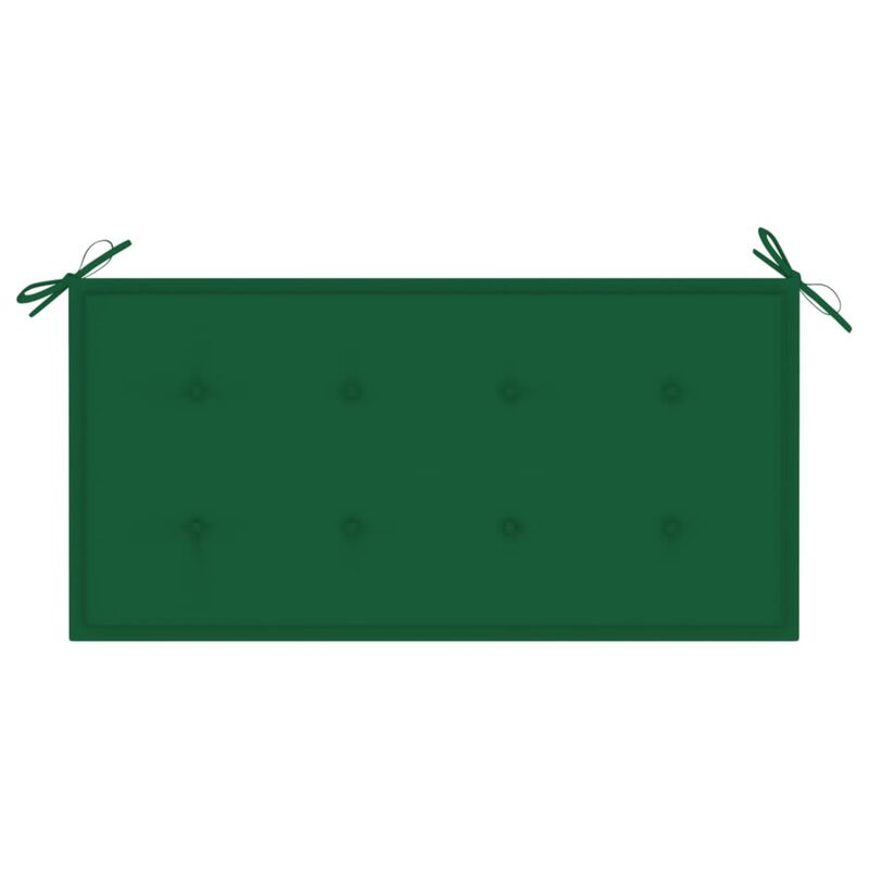 vidaXL Garden Bench Cushion Green 39.4"x19.7"x1.2"