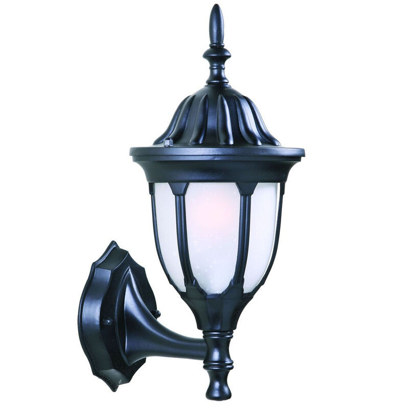 Hivvago Matte Black Lamp Shape Swing Arm Wall Light