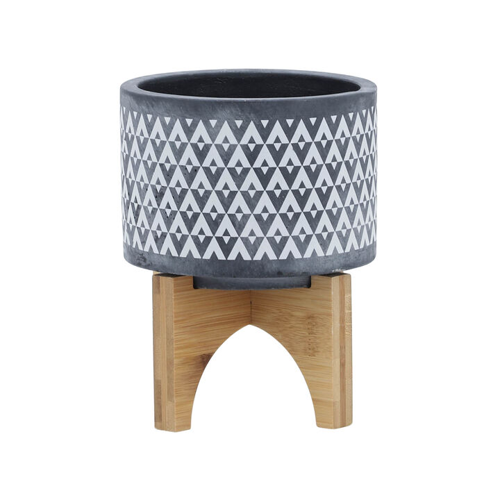 5" Aztec Planter On Stand
