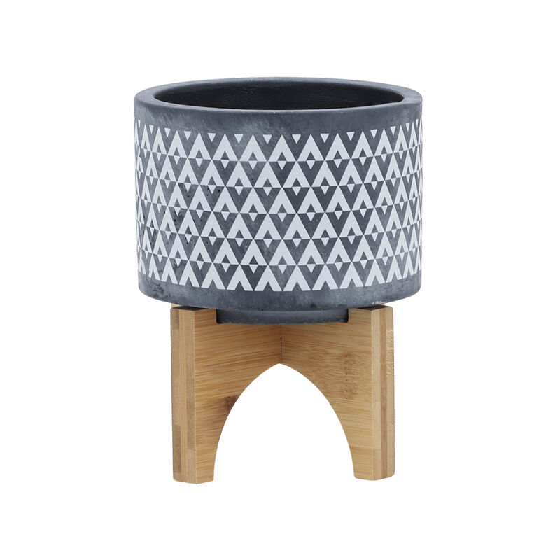 5" Aztec Planter On Stand