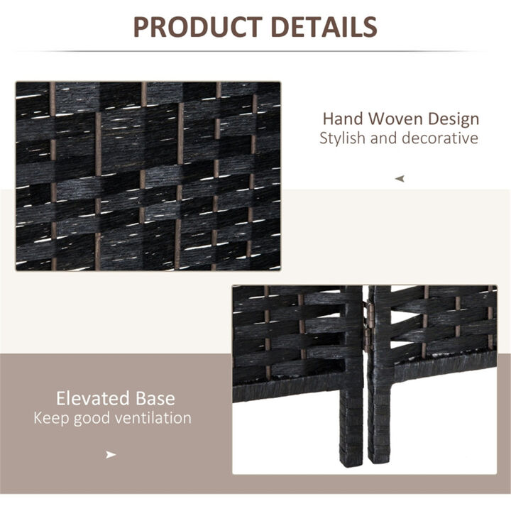 Freestanding Outdoor Privacy Screen Durable Patio Partition