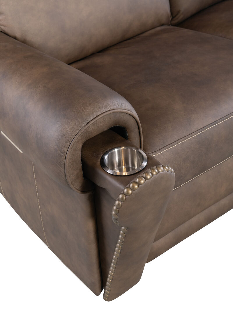 Duncan Power Loveseat with Power Headrest & Lumbar