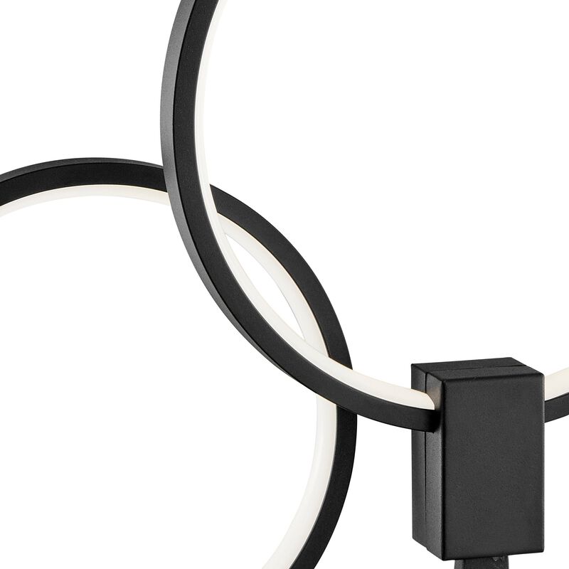 Hong Kong Tall Chrome Table Lamp LED Light