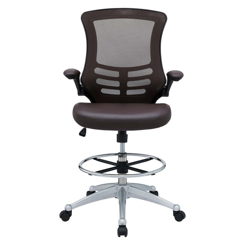 Modway Furniture - Attainment Vinyl Drafting Chair