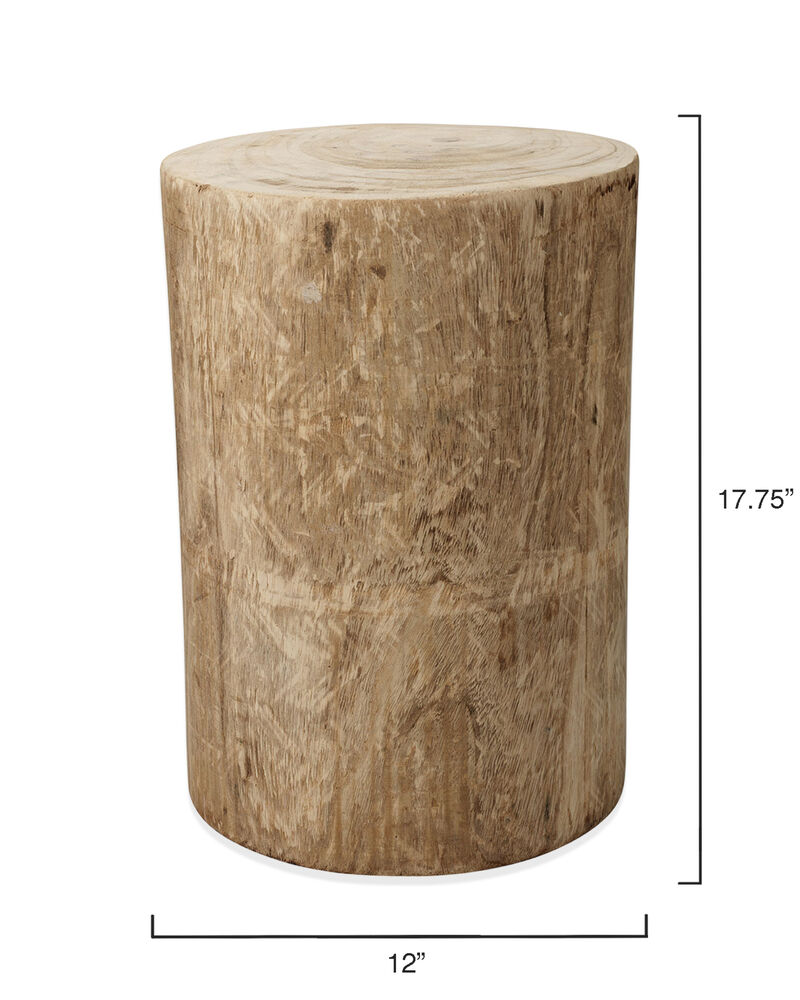 Agave Wood Side Table