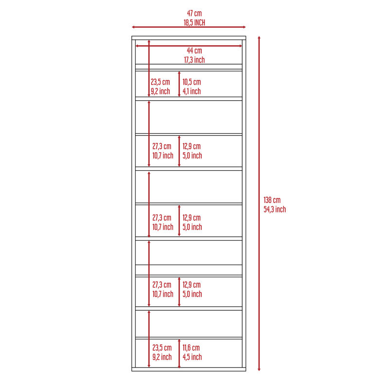 Leto Wall Mounted Shoe Rack With Mirror, Single Door, Capacity For Ten Shoes - White