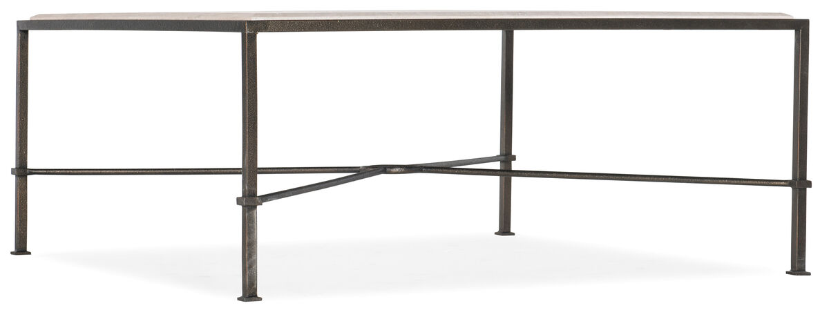Marble & Metal Cocktail Table