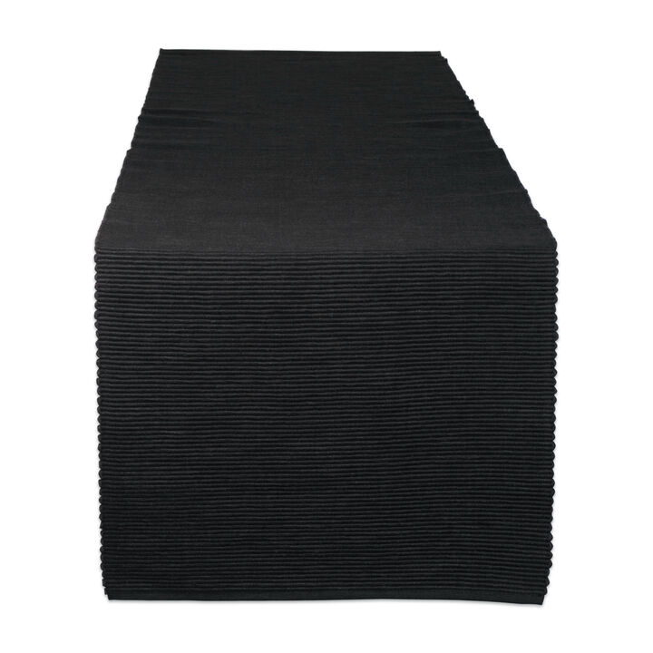 13" x 72" Black Rectangular Table Runner