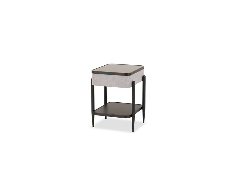 Jorvalee Built-In Speaker Accent Table with Wireless and USB charging