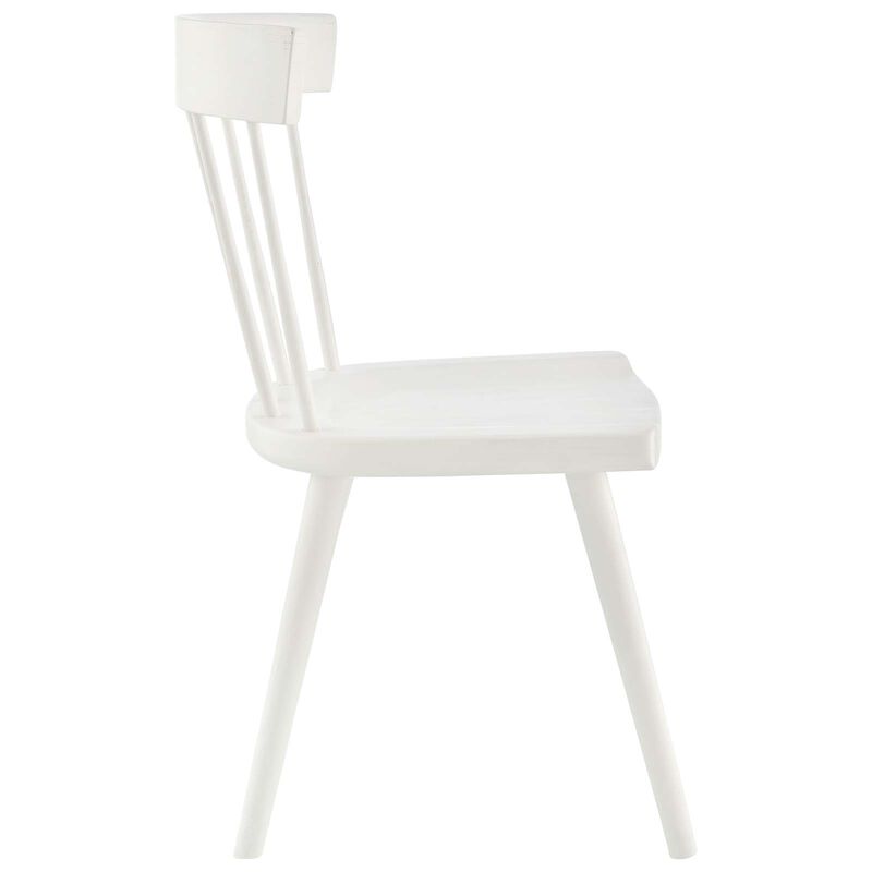 Sutter Wood Dining Side Chair-Benzara