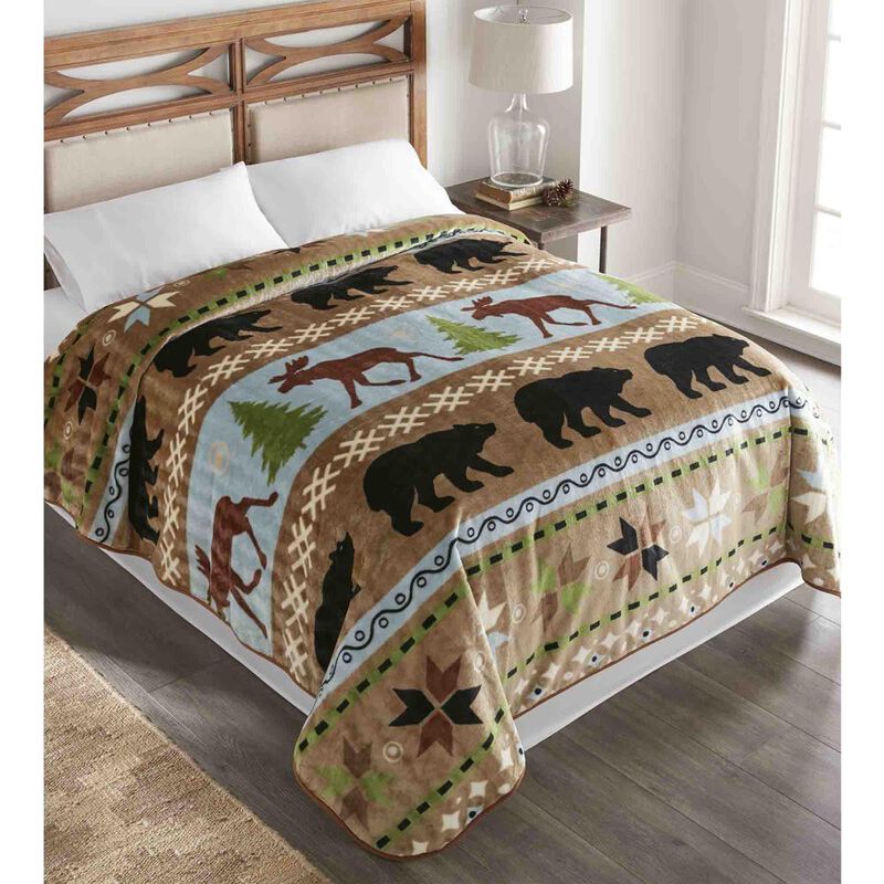 High Pile Oversized Luxury Coverlet Blanket, One Size