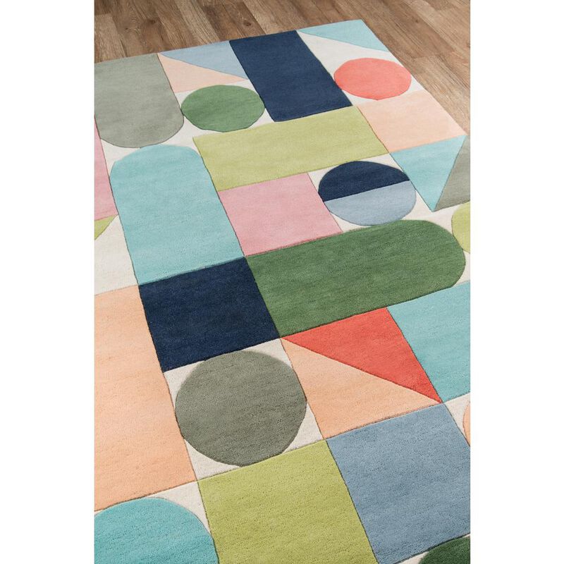 Novogratz Modern Rectangle Area Rug, Multi, 3'6 X 5'6