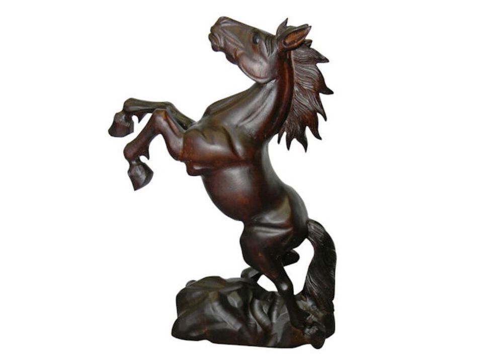 Teak/ Mahogany           Horse  Statue